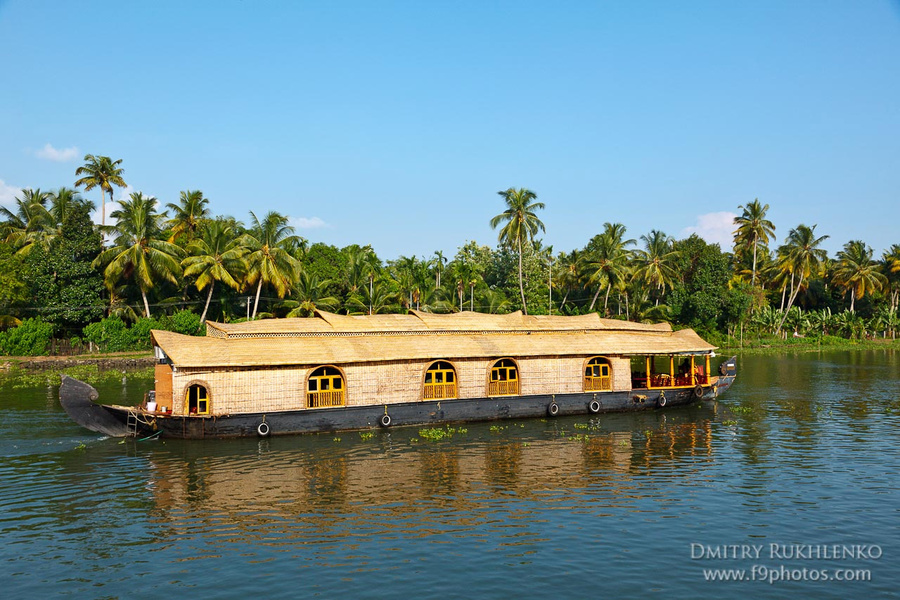 Каналы Кералы - Kerala Backwaters Аллеппи, Индия