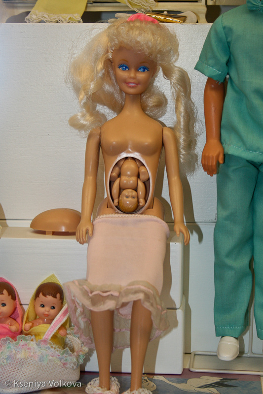 Выставка 50-летия Барби в Пражском музее игрушек Прага, Чехия
