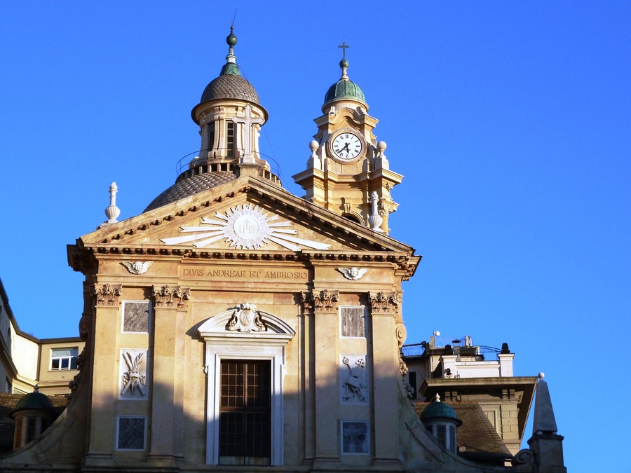 Церковь Сант-Амброджио Генуя, Италия