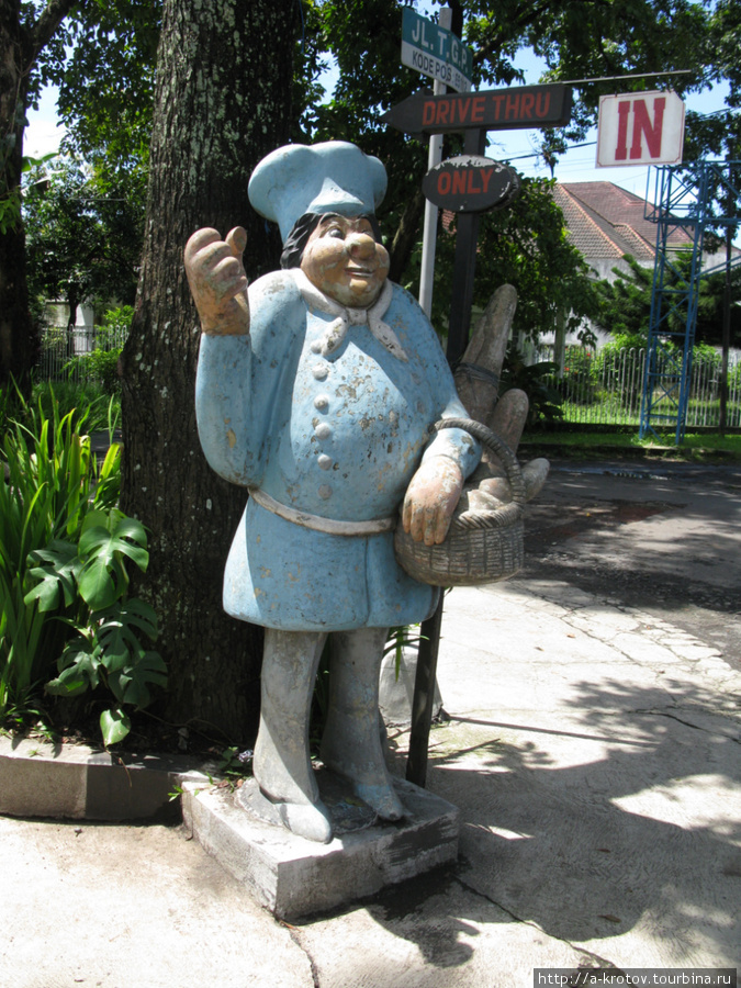 Статуя непонятно кого Маланг, Индонезия
