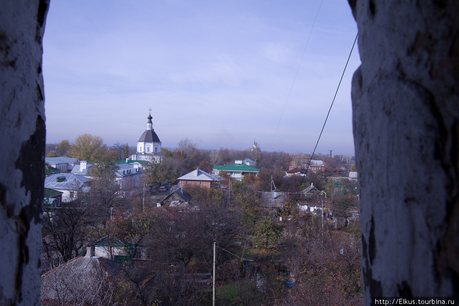 Вид с колокольни на станицу Старочеркасск, Россия