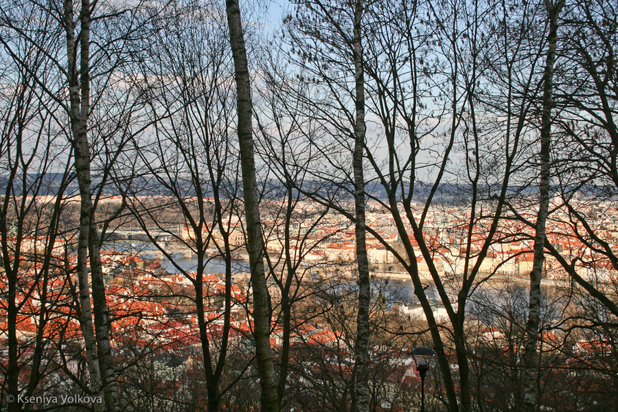 Холм Петржин и пражские панорамы Прага, Чехия