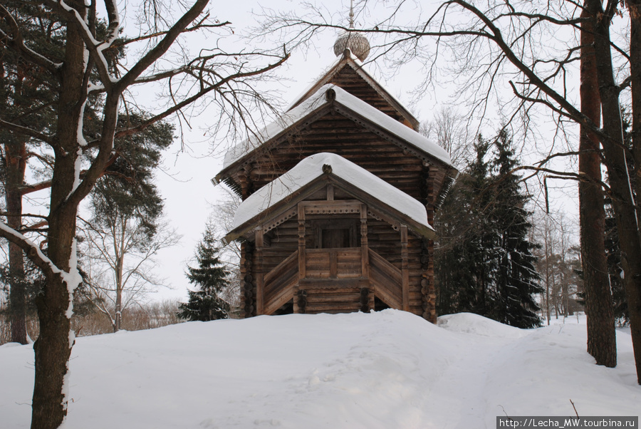 Церковь Николы из деревни Мякишево 1642 год Новгородская область, Россия