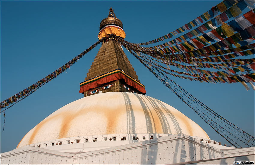 Катманду - Боудданатх, самая большая ступа Катманду, Непал