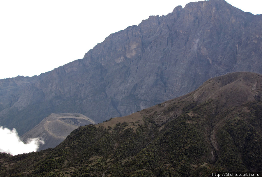 Показался новый кратер Аруша Национальный Парк и гора Меру (4566м), Танзания