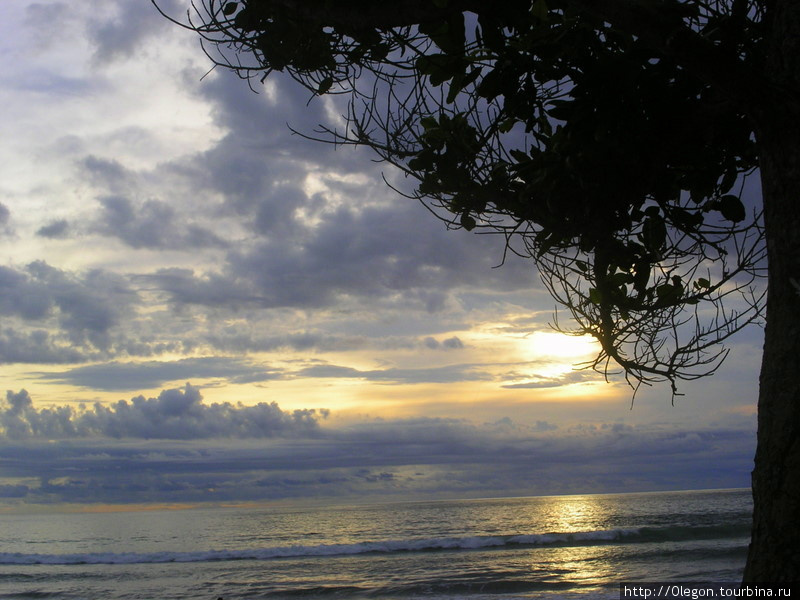 Закат на Куте Бали, Индонезия