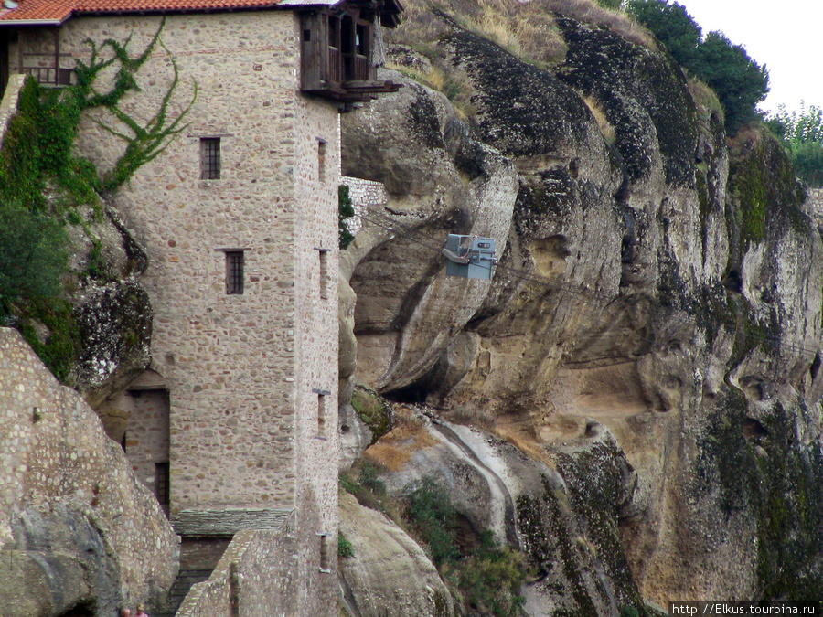 Преображенский монастырь (Великий Метеор), канатная дорога Каламбака, Греция