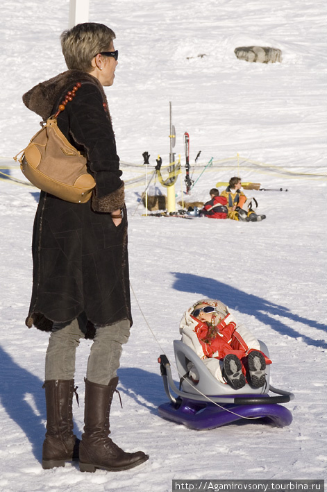 Сноубординг в стране вина, сыра и багета. Лез Арк. 2010 г. Лез-Арк, Франция