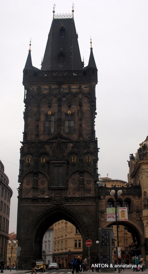 Пороховая башня Прага, Чехия