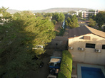 Вид с крыши отеля.