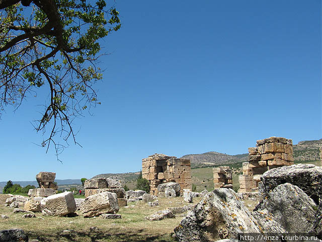 Памуккале или как мы штурмовали Хлопковую крепость Памуккале (Иерополь античный город), Турция