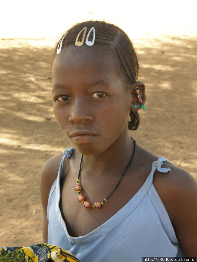 Деревня народа Белла Область Тимбукту, Мали