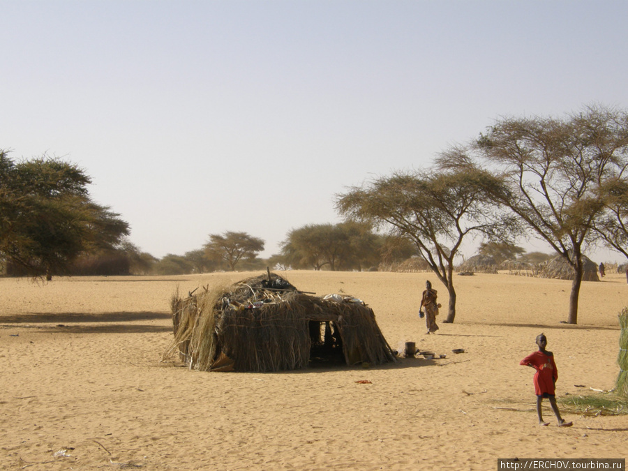 Деревня народа Белла Область Тимбукту, Мали