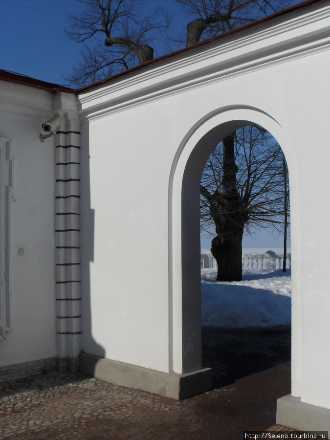 Петергоф. Нижний парк зимой. Петергоф, Россия