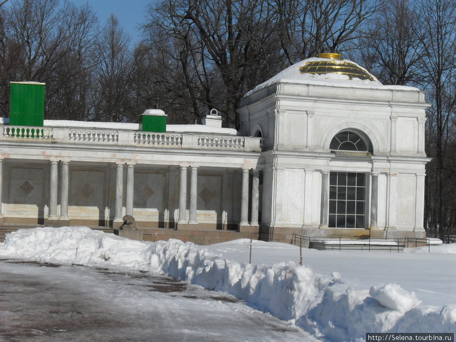 Петергоф. Нижний парк зимой. Петергоф, Россия