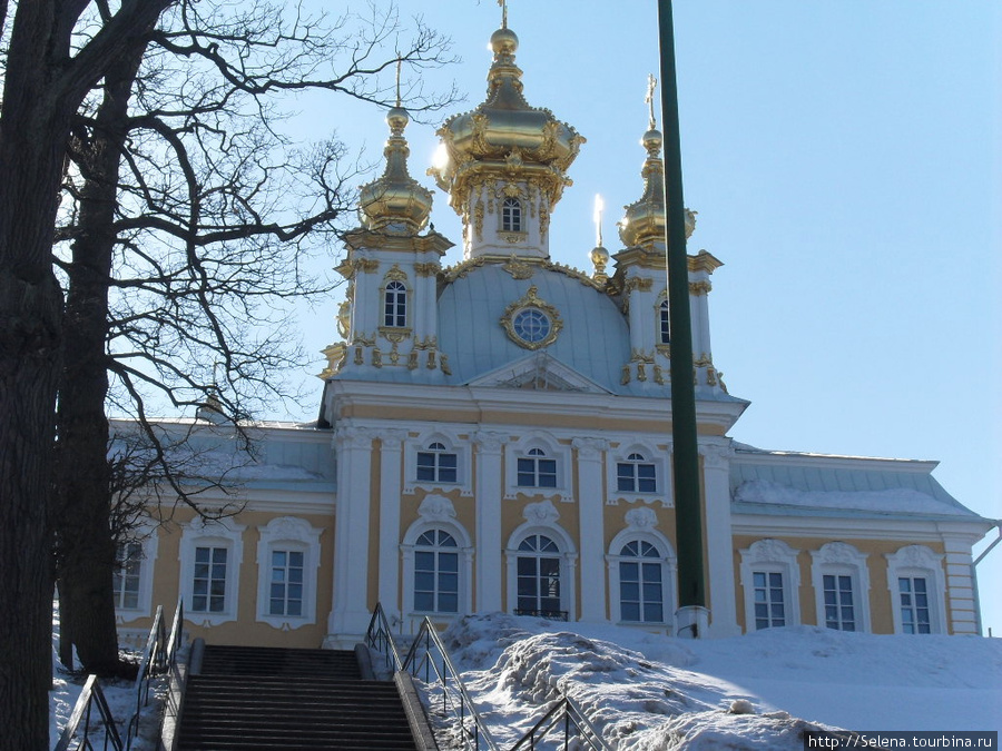 Петергоф. Нижний парк зимой. Петергоф, Россия