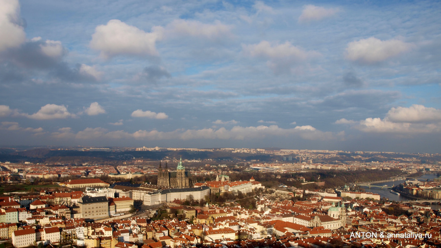 Большая жемчужина - часть 4. Виды на Прагу с Эйфелевой башни Прага, Чехия