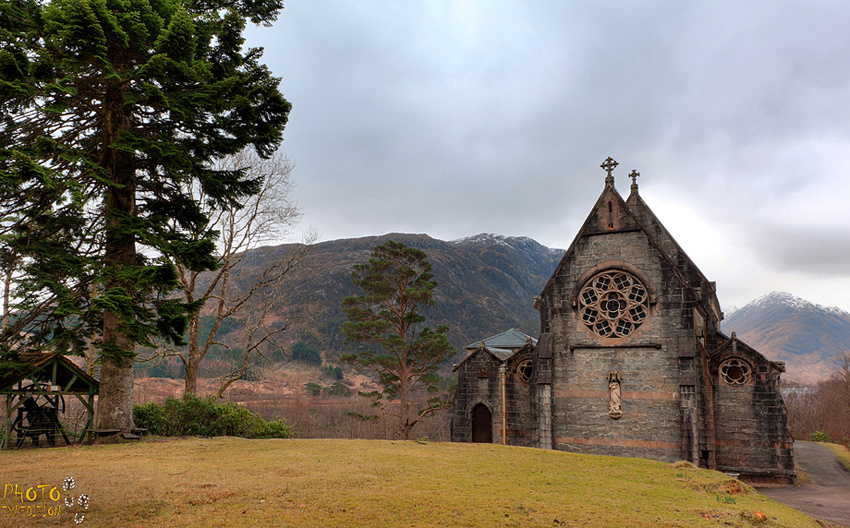 Церковь Св. Марии в Гленфиннан Шотландия, Великобритания