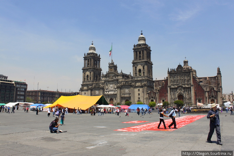 Площадь Цокало Мехико, Мексика