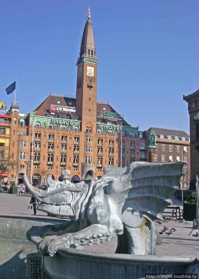 Ратушная площадь Копенгаген, Дания
