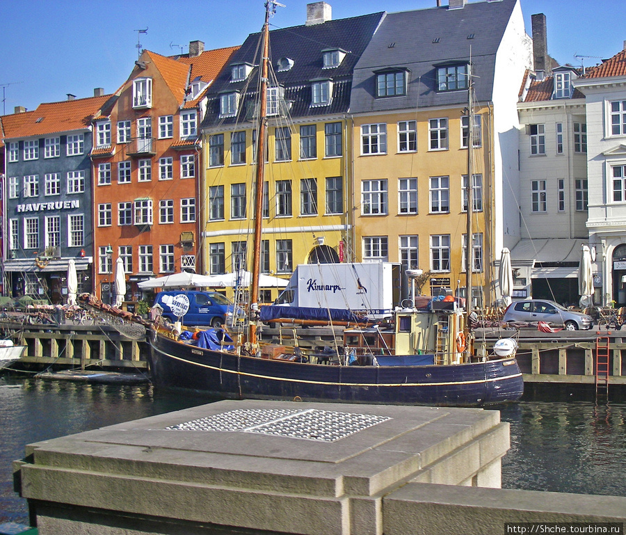 Канал Nyhavn. Копенгаген, Дания