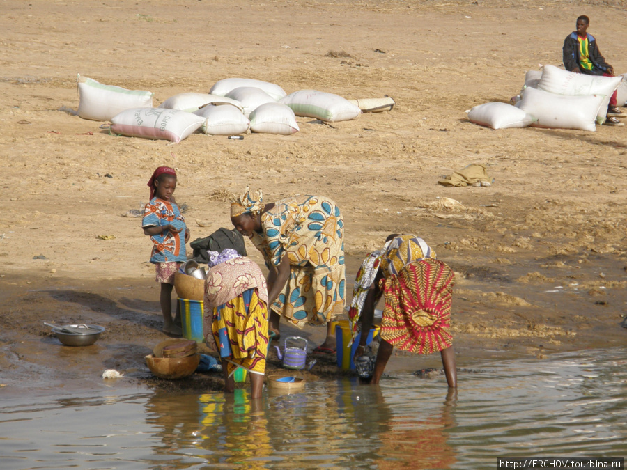 Деревня рыбаков фульбе Мопти, Мали