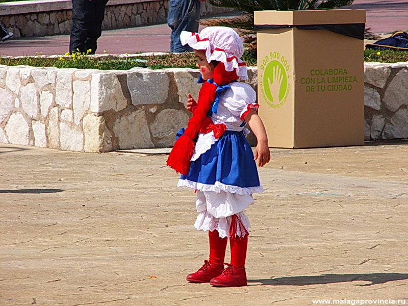Детский карнавал, Малага, эль Пало, Malaga, el Palo Малага, Испания