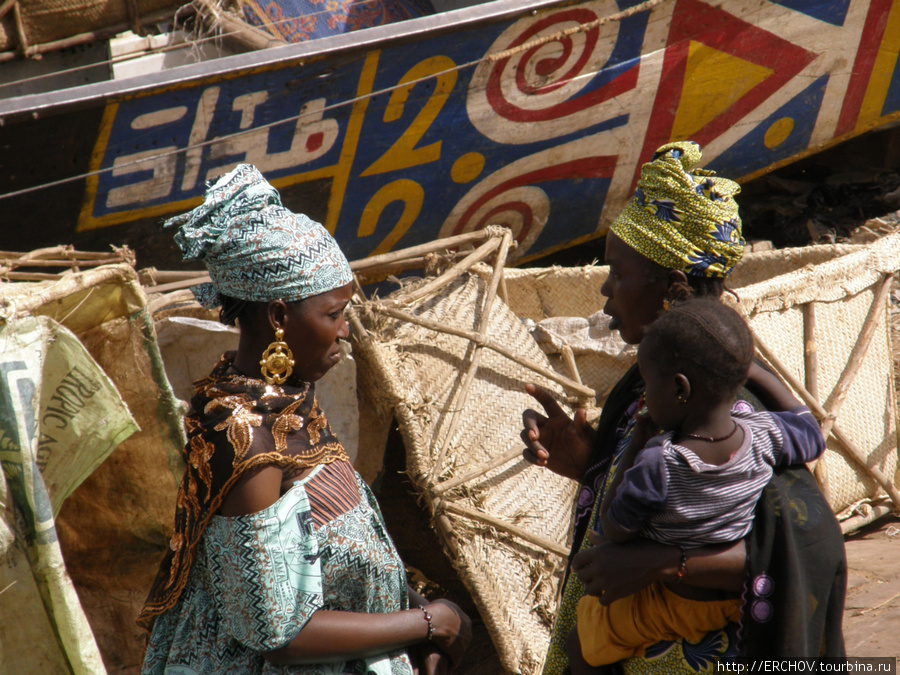 Африканская бабочка и её жители. 17. Город Мопти Мопти, Мали