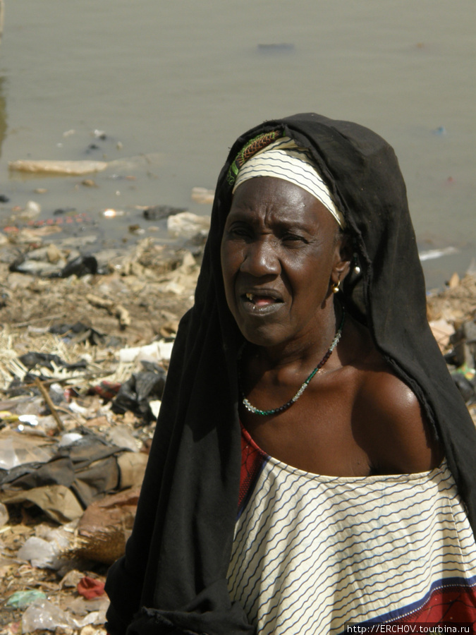 Люди и город Мопти, Мали