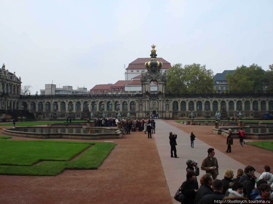 Осенний старый Дрезден Дрезден, Германия