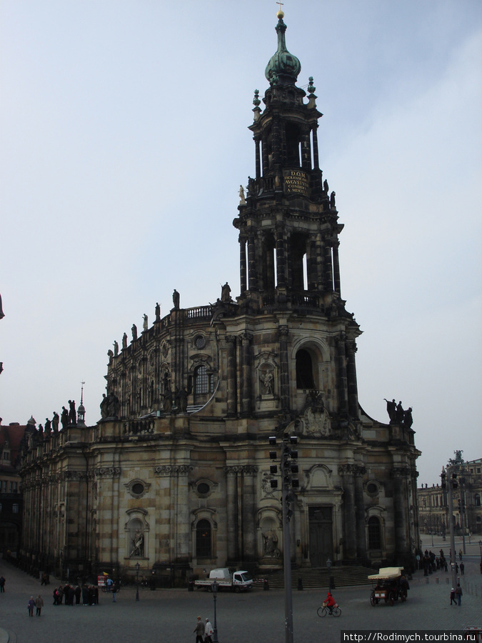 Осенний старый Дрезден Дрезден, Германия