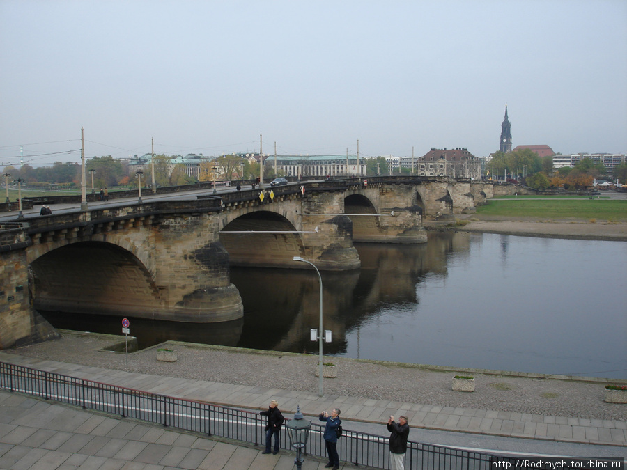 Осенний старый Дрезден Дрезден, Германия