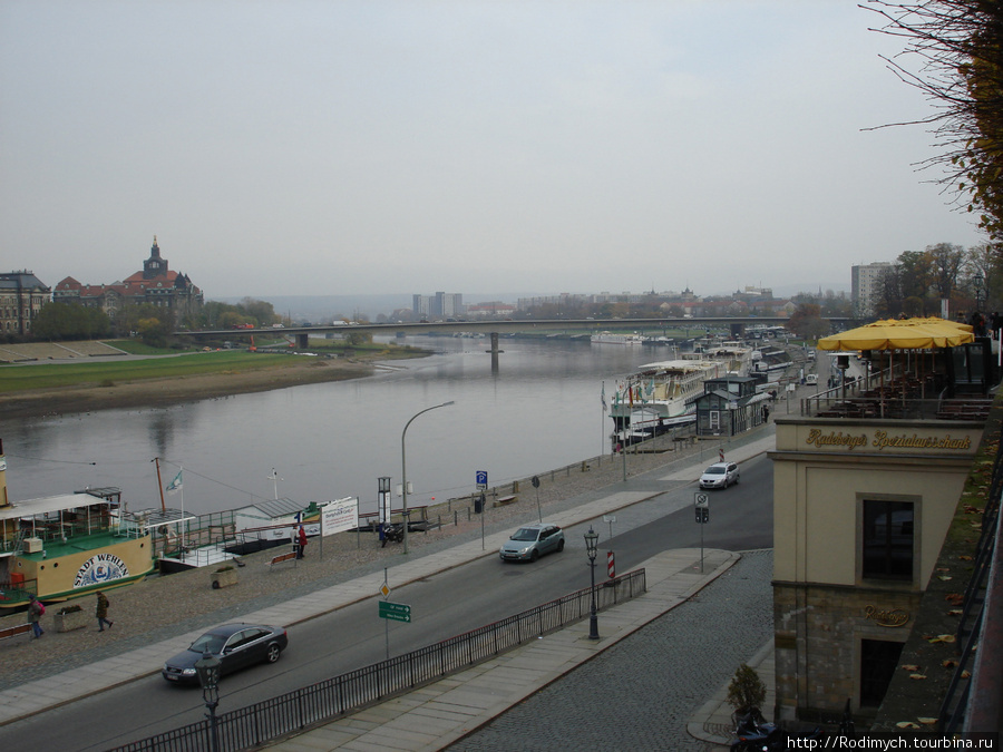 Осенний старый Дрезден Дрезден, Германия