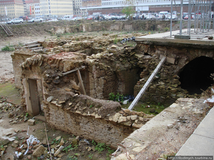 Осенний старый Дрезден Дрезден, Германия