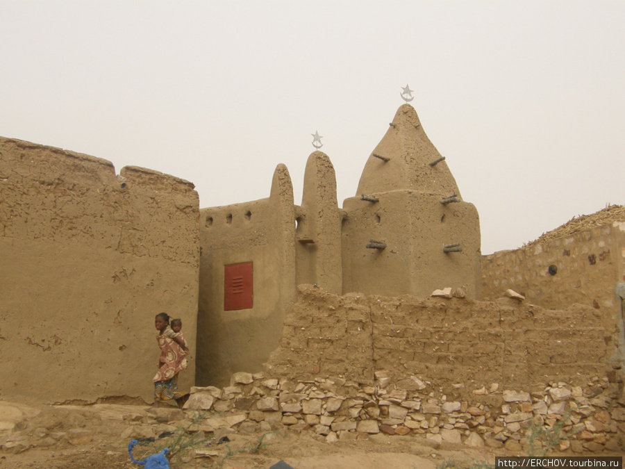 Мечеть. Область Мопти, Мали