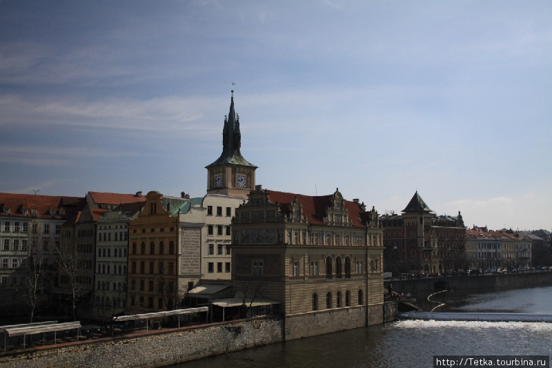 Вид с Карлового моста Прага, Чехия