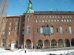 Стокгольм. Ратуша, где проходят банкеты для лауреатов Нобелевской премии