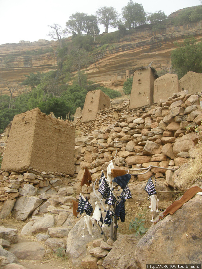 Догонская деревня Нижняя Банани Область Мопти, Мали
