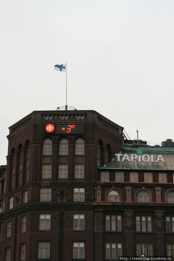 Ноябрьский день в Хельсинки Хельсинки, Финляндия