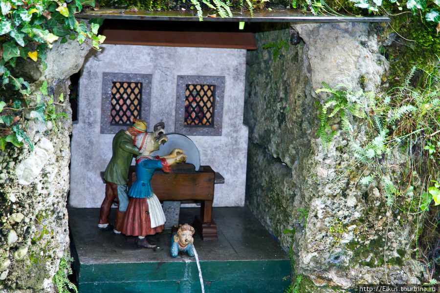 Милые механически-водные миниатюры Хельбрунн, Австрия