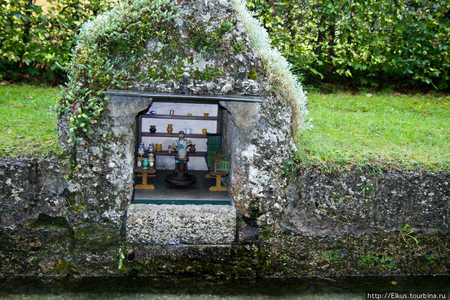 Милые механически-водные миниатюры Хельбрунн, Австрия