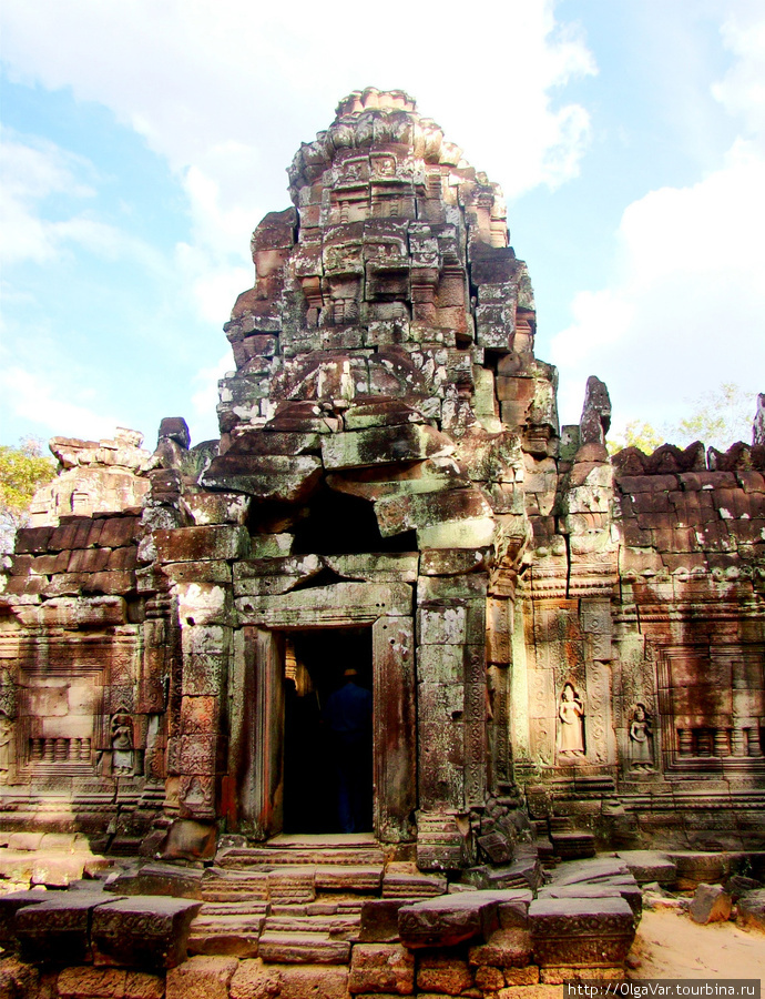 Большая изюминка маленького храма Ангкор (столица государства кхмеров), Камбоджа