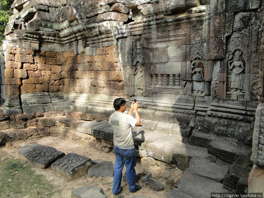 Пронумерованы не только блоки, но и люди Ангкор (столица государства кхмеров), Камбоджа