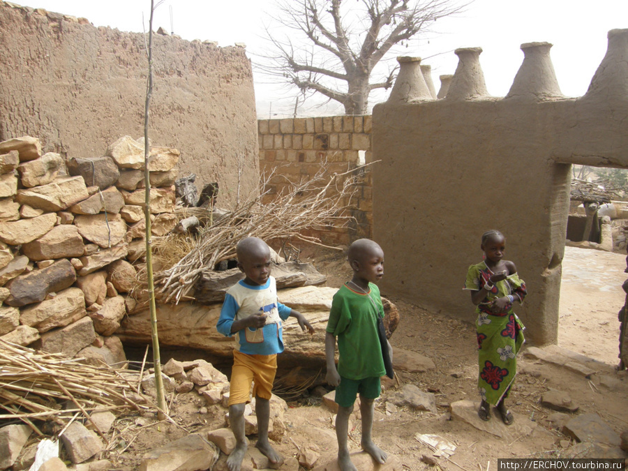 Деревня Пирели Область Мопти, Мали