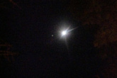 Небо над африканской саванной. Юпитер в одиночестве был в тот вечер. Фото за ужином. Ренджер сказал: look, — Jupiter! И я сфотографировала.