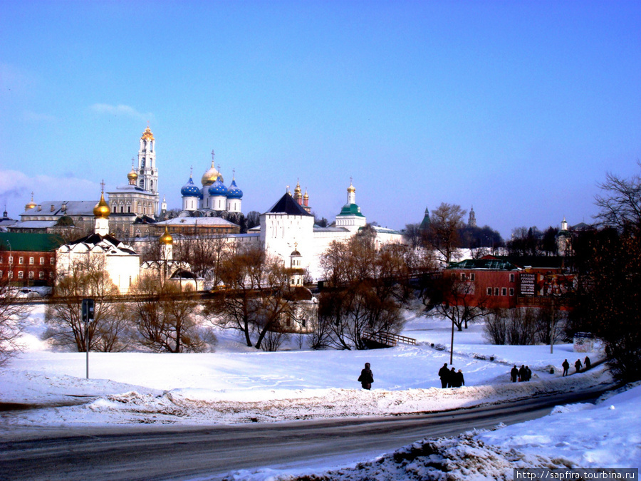 Златоглавая Лавра. Сергиев Посад, Россия