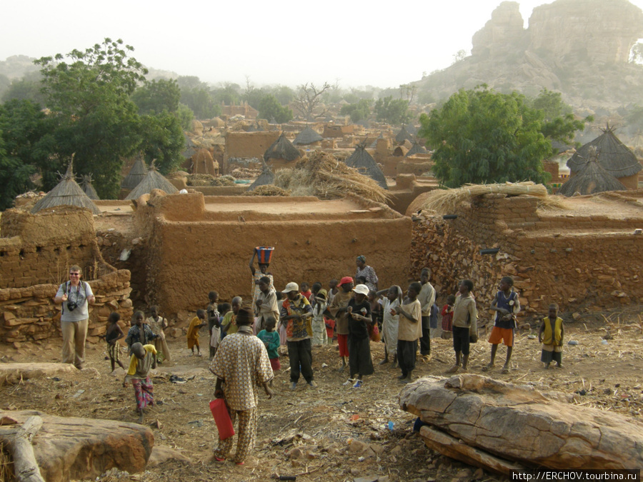 Кадопросы ждут тубабу. Область Мопти, Мали