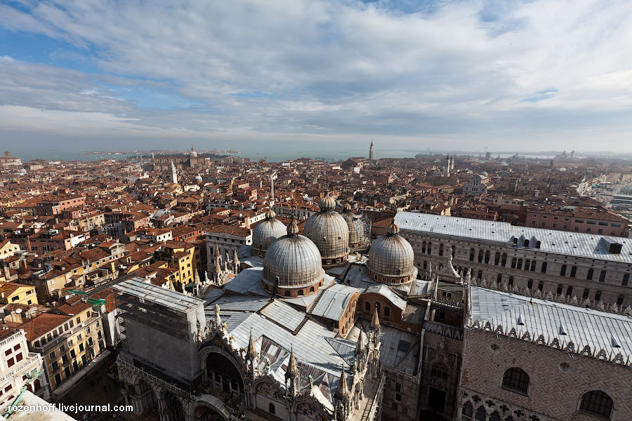 Венеция - вид сверху. Венеция, Италия