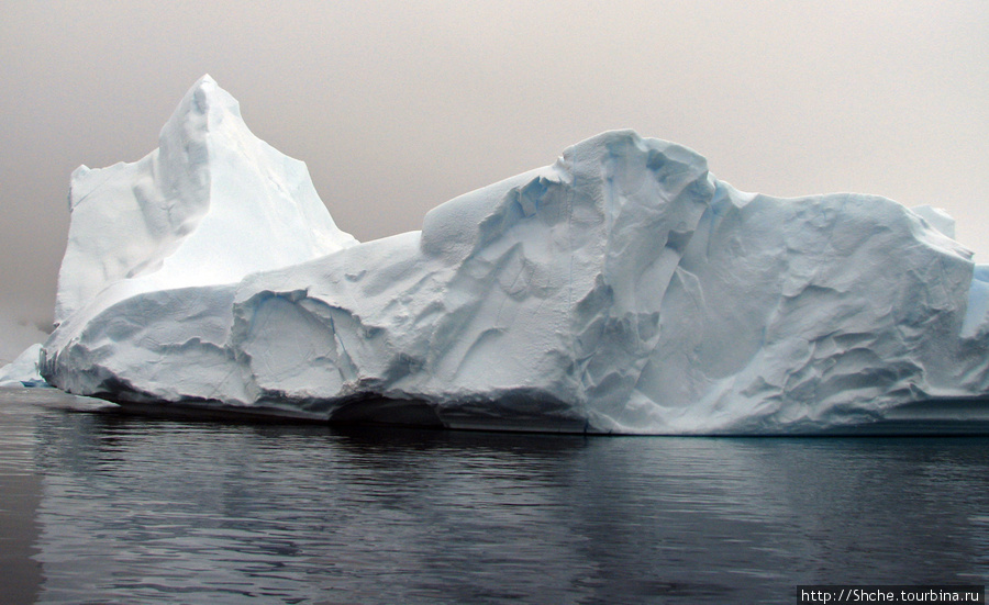 Здесь умирают айсберги — Waterboat Pt, Antarktic Peninsula. Полуостров Уотербоат-Пойнт, Антарктида