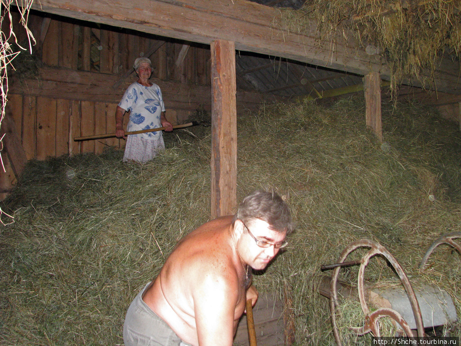Сухое село складывается в стодоле Кадобна, Украина